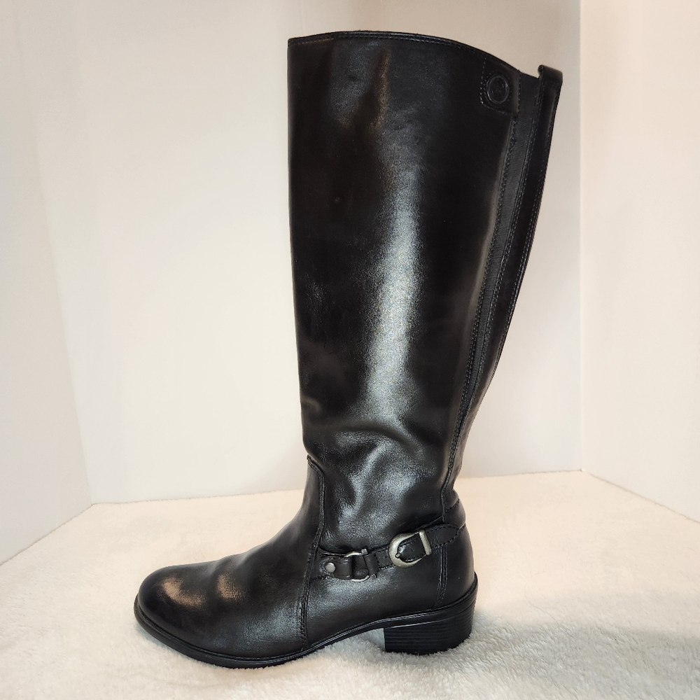 💕Bussola Tall Riding Boots Soft Black Leather Size 40 (9-9.5) *See Chart